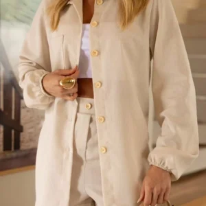 Conjunto Linho Camisa e Short Mile